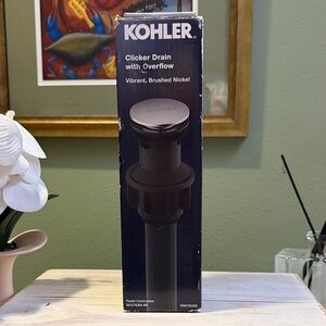 Kohler Clicker Drain with Overflow - NIB